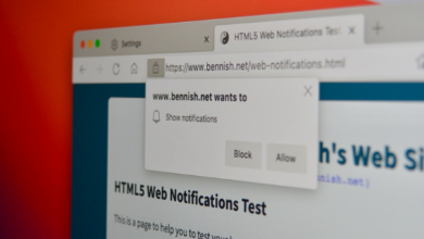 صورة كيفية إيقاف النوافذ المنبثقة لإشعارات موقع الويب المزعجة في Edge