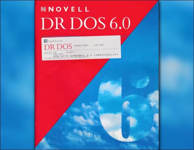 Novell DR-DOS 6 عمل فني محاصر