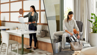 صورة محول مكتب Vari المحمول الجديد يناسب حقيبة ظهرك – مراجعة Geek