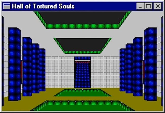 هذه "قاعة التعذيب" بيض عيد الفصح في Microsoft Excel '95.