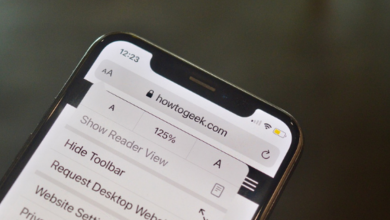 صورة كيفية تغيير حجم نص موقع ويب في Safari على Apple iphone و iPad