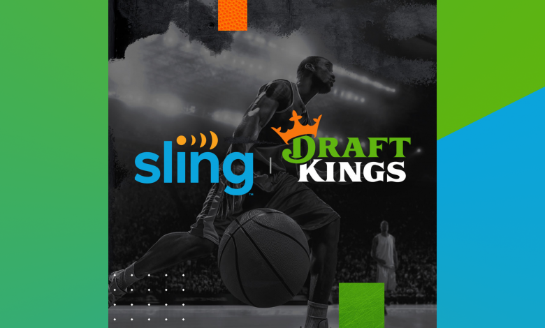 The Sling DraftKings banner.