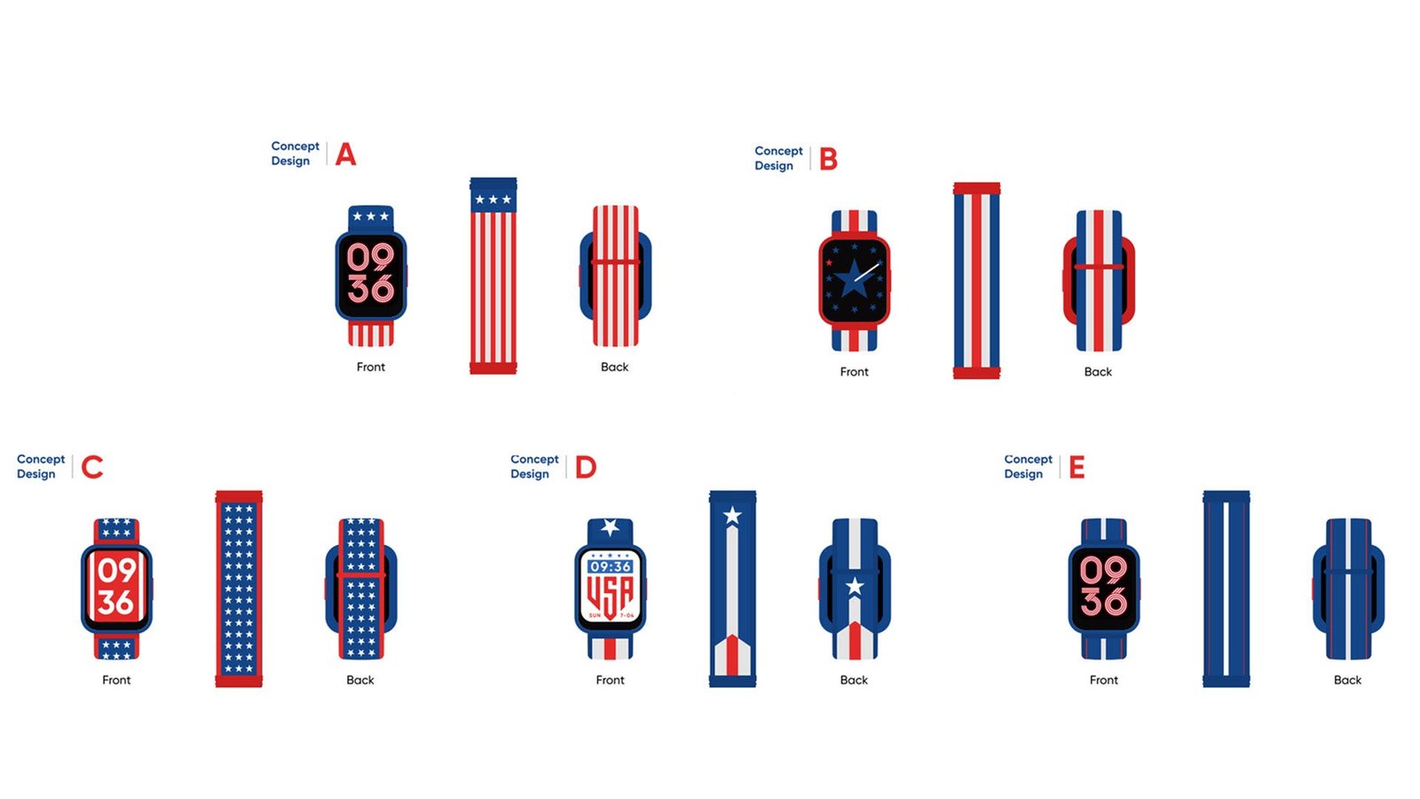 هواي زي يريدك! … صوّت على تعليقها المهووس "بساعة موريكا | اخبار مصر مباشر Several watch styles with various American-flag reminiscent themes.