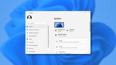 صورة هذا ما يبدو عليه تطبيق الإعدادات لنظام التشغيل Home windows 11
